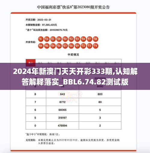 2024年新澳門天天開彩333期,認(rèn)知解答解釋落實(shí)_BBL6.74.82測(cè)試版