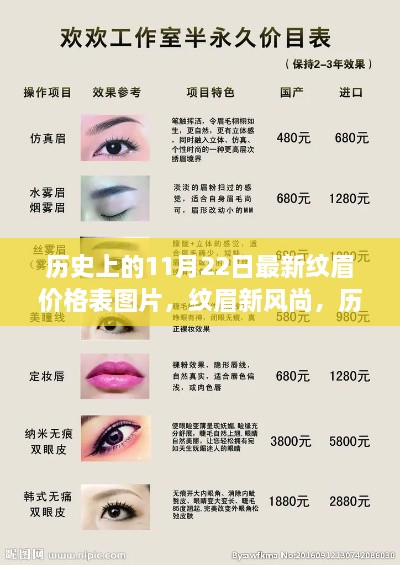 歷史上的紋眉新風(fēng)尚，今日紋眉價格表與我的時尚之旅