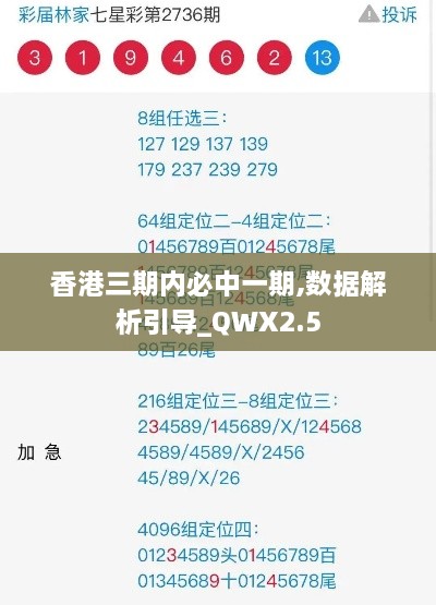 香港三期內(nèi)必中一期,數(shù)據(jù)解析引導(dǎo)_QWX2.5