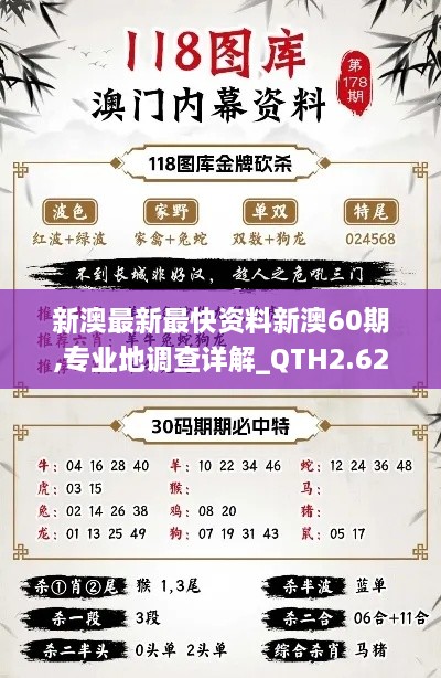 新澳最新最快資料新澳60期,專業(yè)地調(diào)查詳解_QTH2.62