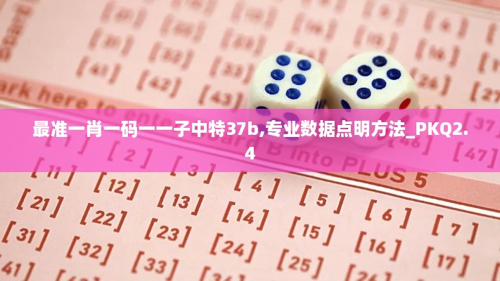 最準(zhǔn)一肖一碼一一子中特37b,專業(yè)數(shù)據(jù)點明方法_PKQ2.4