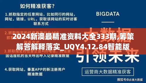 2024新澳最精準(zhǔn)資料大全333期,籌策解答解釋落實(shí)_UQY4.12.84智能版