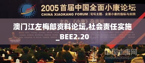 澳門江左梅郎資料論壇,社會(huì)責(zé)任實(shí)施_BEE2.20