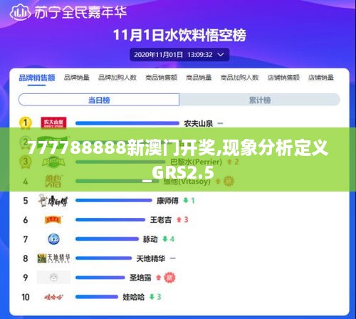 777788888新澳門(mén)開(kāi)獎(jiǎng),現(xiàn)象分析定義_GRS2.5