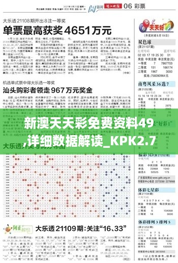 新澳天天彩免費資料49,詳細數(shù)據(jù)解讀_KPK2.73