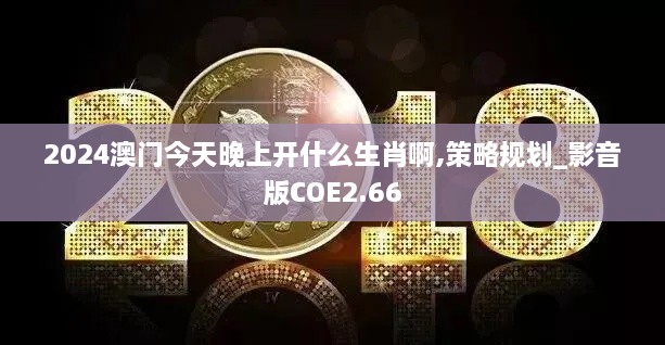 2024澳門今天晚上開什么生肖啊,策略規(guī)劃_影音版COE2.66