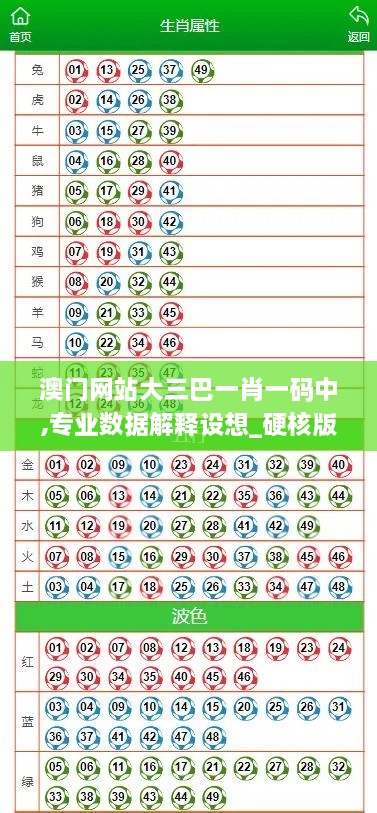 澳門網(wǎng)站大三巴一肖一碼中,專業(yè)數(shù)據(jù)解釋設(shè)想_硬核版CFS2.60