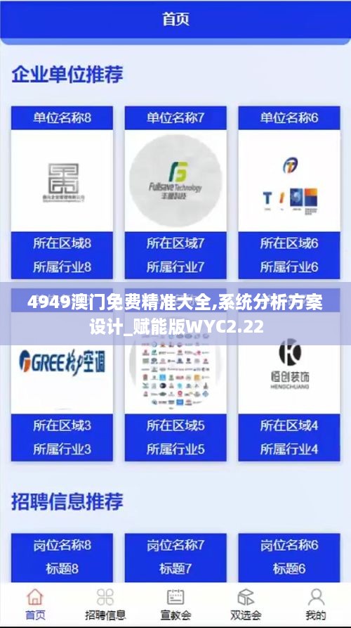 4949澳門免費精準(zhǔn)大全,系統(tǒng)分析方案設(shè)計_賦能版WYC2.22