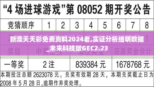 新澳天天彩免費(fèi)資料2024老,實(shí)證分析細(xì)明數(shù)據(jù)_未來科技版GEC2.23