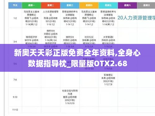 新奧天天彩正版免費(fèi)全年資料,全身心數(shù)據(jù)指導(dǎo)枕_限量版OTX2.68