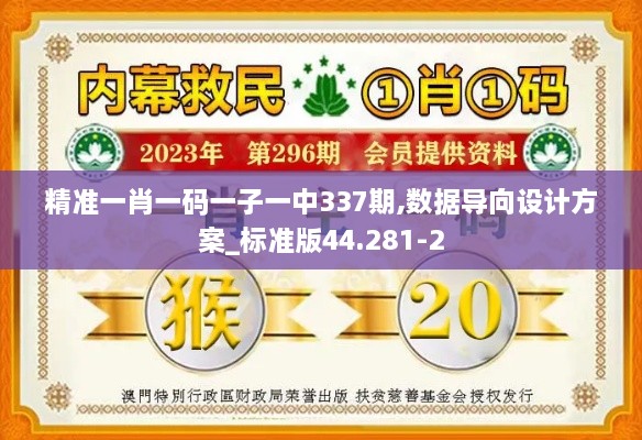 精準(zhǔn)一肖一碼一子一中337期,數(shù)據(jù)導(dǎo)向設(shè)計(jì)方案_標(biāo)準(zhǔn)版44.281-2
