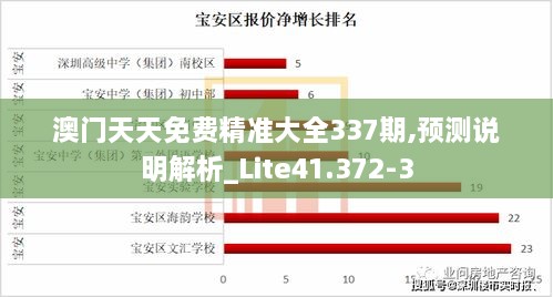 澳門(mén)天天免費(fèi)精準(zhǔn)大全337期,預(yù)測(cè)說(shuō)明解析_Lite41.372-3