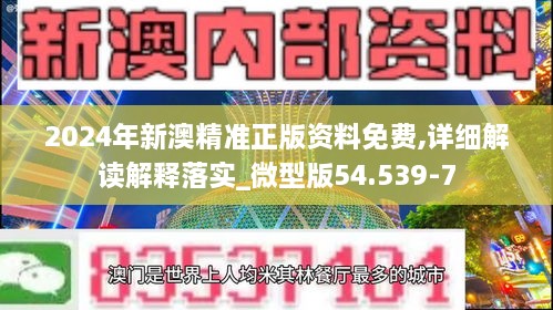 2024年新澳精準正版資料免費,詳細解讀解釋落實_微型版54.539-7