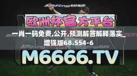 一肖一碼免費(fèi),公開,預(yù)測解答解釋落實(shí)_增強(qiáng)版68.554-6