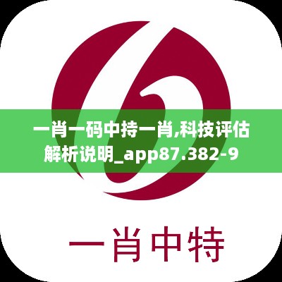 一肖一碼中持一肖,科技評估解析說明_app87.382-9