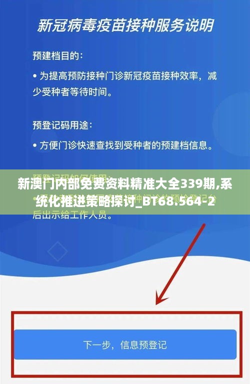 新澳門內(nèi)部免費(fèi)資料精準(zhǔn)大全339期,系統(tǒng)化推進(jìn)策略探討_BT68.564-2
