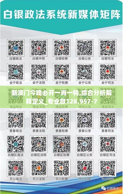 新澳門今晚必開一肖一特,綜合分析解釋定義_專業(yè)款128.957-7