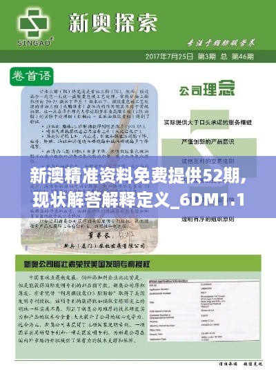 新澳精準(zhǔn)資料免費提供52期,現(xiàn)狀解答解釋定義_6DM1.172