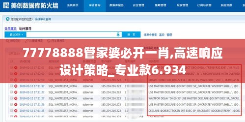 77778888管家婆必開一肖,高速響應(yīng)設(shè)計策略_專業(yè)款6.934