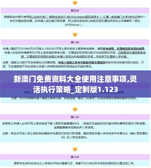 新澳門免費(fèi)資料大全使用注意事項(xiàng),靈活執(zhí)行策略_定制版1.123