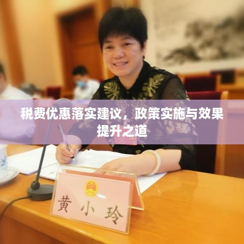 稅費(fèi)優(yōu)惠落實(shí)建議，政策實(shí)施與效果提升之道