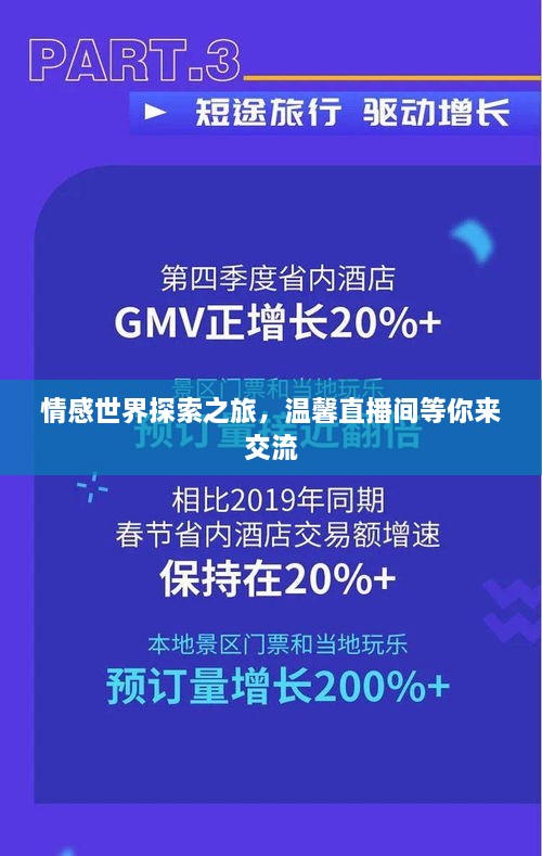 情感世界探索之旅，溫馨直播間等你來交流