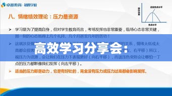 高效學(xué)習(xí)分享會(huì)： 