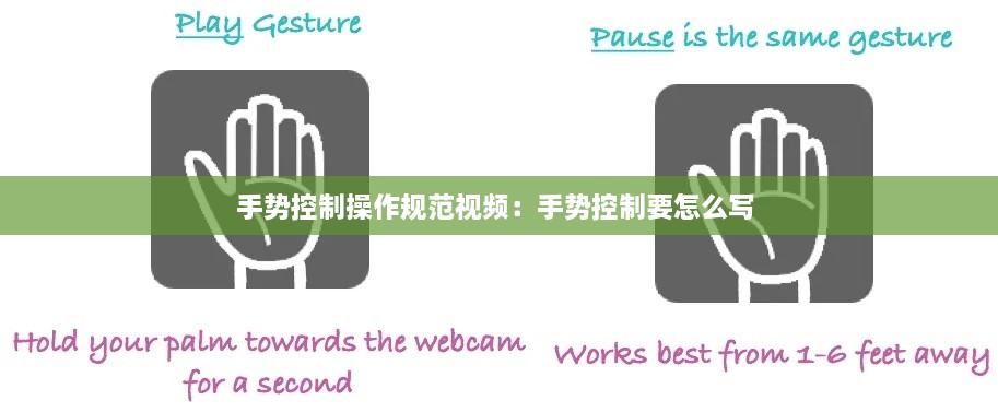 手勢(shì)控制操作規(guī)范視頻：手勢(shì)控制要怎么寫 