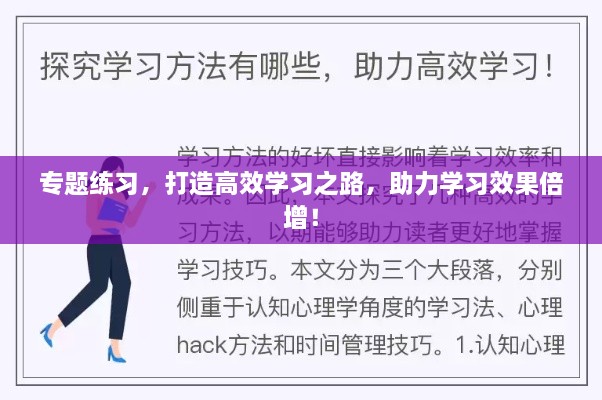 專題練習(xí)，打造高效學(xué)習(xí)之路，助力學(xué)習(xí)效果倍增！