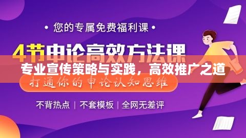 專業(yè)宣傳策略與實(shí)踐，高效推廣之道