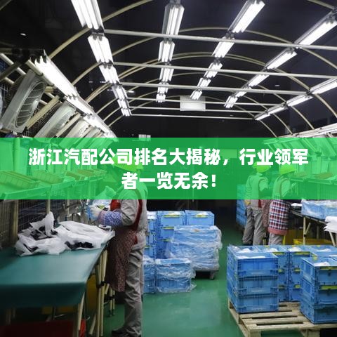 浙江汽配公司排名大揭秘，行業(yè)領(lǐng)軍者一覽無(wú)余！