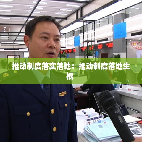 推動(dòng)制度落實(shí)落地：推動(dòng)制度落地生根 
