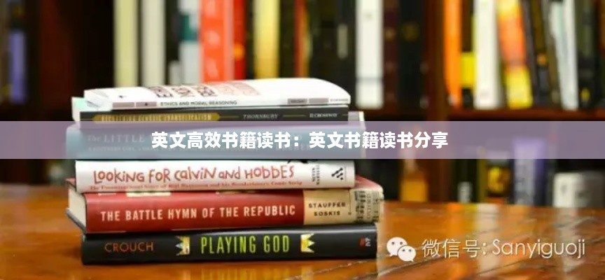 英文高效書籍讀書：英文書籍讀書分享 