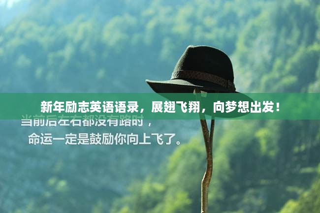新年勵(lì)志英語(yǔ)語(yǔ)錄，展翅飛翔，向夢(mèng)想出發(fā)！