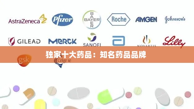 獨家十大藥品：知名藥品品牌 