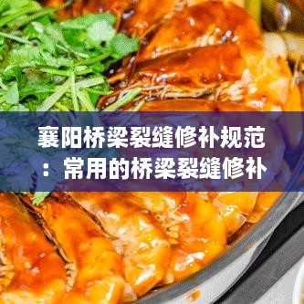 襄陽橋梁裂縫修補規(guī)范：常用的橋梁裂縫修補方法? 