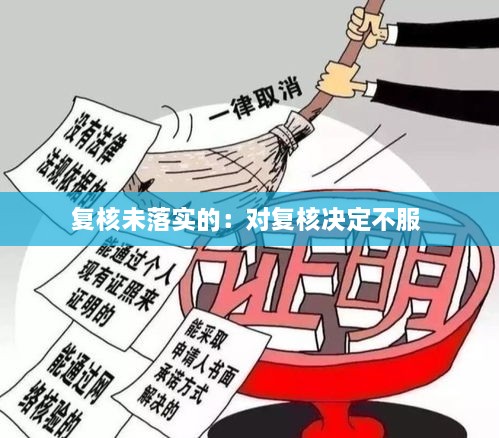 復(fù)核未落實(shí)的：對復(fù)核決定不服 
