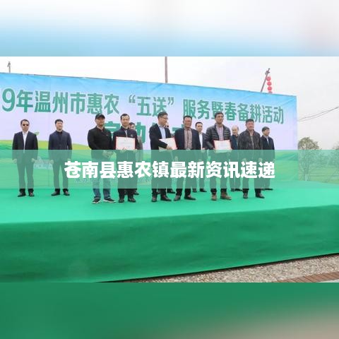 蒼南縣惠農(nóng)鎮(zhèn)最新資訊速遞