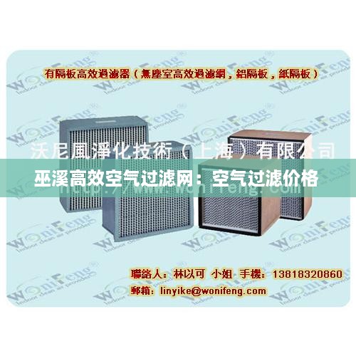 巫溪高效空氣過濾網(wǎng)：空氣過濾價格 