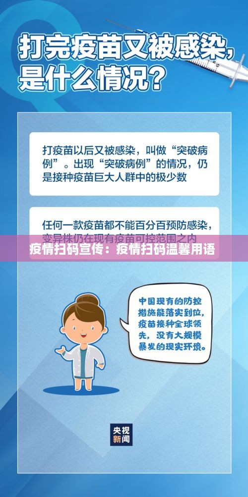 疫情掃碼宣傳：疫情掃碼溫馨用語 