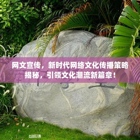 網(wǎng)文宣傳，新時(shí)代網(wǎng)絡(luò)文化傳播策略揭秘，引領(lǐng)文化潮流新篇章！