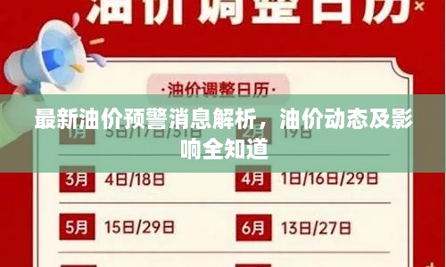 最新油價預(yù)警消息解析，油價動態(tài)及影響全知道