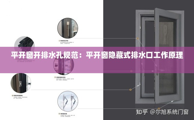 平開(kāi)窗開(kāi)排水孔規(guī)范：平開(kāi)窗隱藏式排水口工作原理 