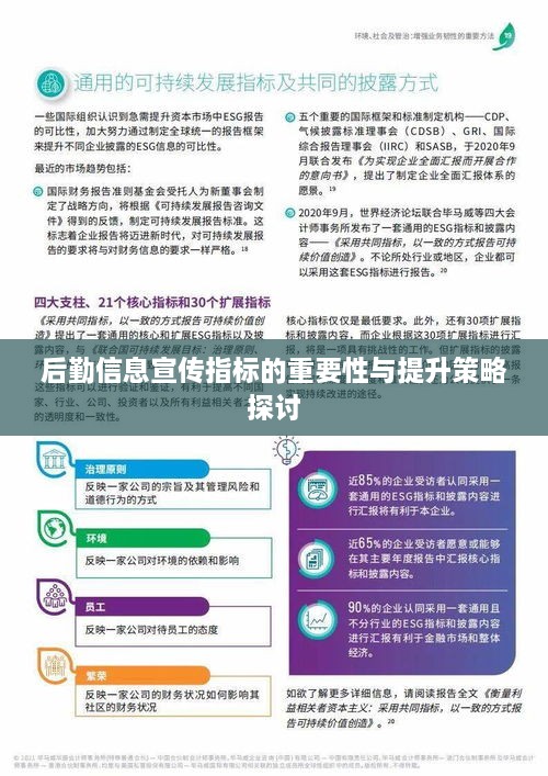后勤信息宣傳指標(biāo)的重要性與提升策略探討