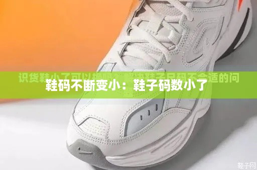 鞋碼不斷變?。盒哟a數(shù)小了 