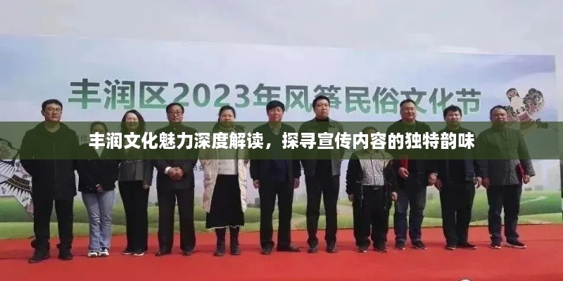 豐潤(rùn)文化魅力深度解讀，探尋宣傳內(nèi)容的獨(dú)特韻味