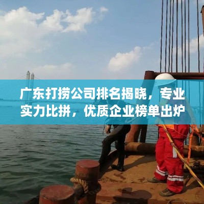 廣東打撈公司排名揭曉，專業(yè)實力比拼，優(yōu)質(zhì)企業(yè)榜單出爐！
