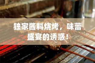 獨家醬料燒烤，味蕾盛宴的誘惑！