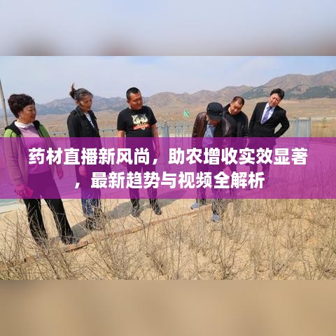 藥材直播新風(fēng)尚，助農(nóng)增收實效顯著，最新趨勢與視頻全解析