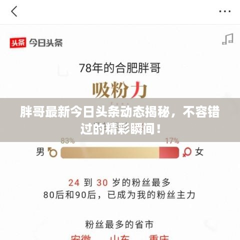 胖哥最新今日頭條動態(tài)揭秘，不容錯過的精彩瞬間！